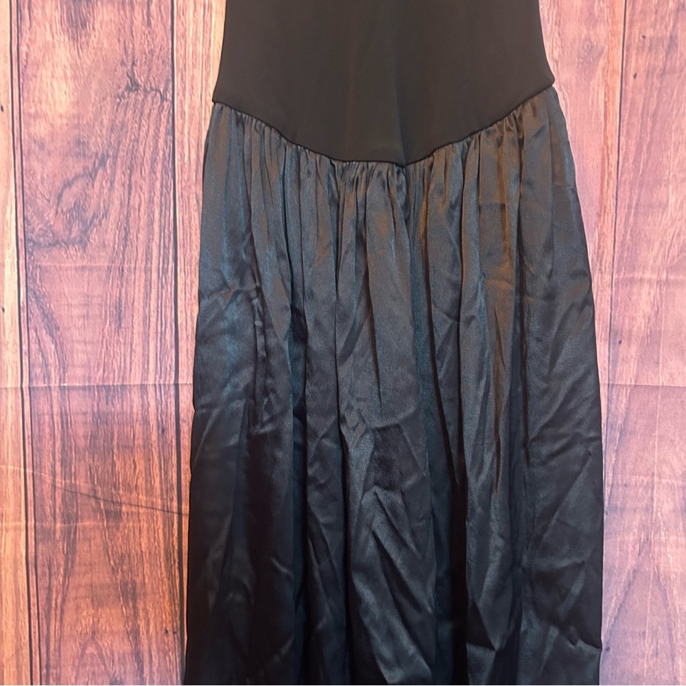 Zara Black Sleeveless Midi Dress - Picture 6 of 10